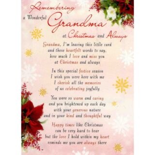 Regal - Remembering A Wonderful Grandma - Grave Card - 6pk - C89031