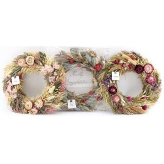 Dried Flowers Scented Floral Wreath - Large - FL1132