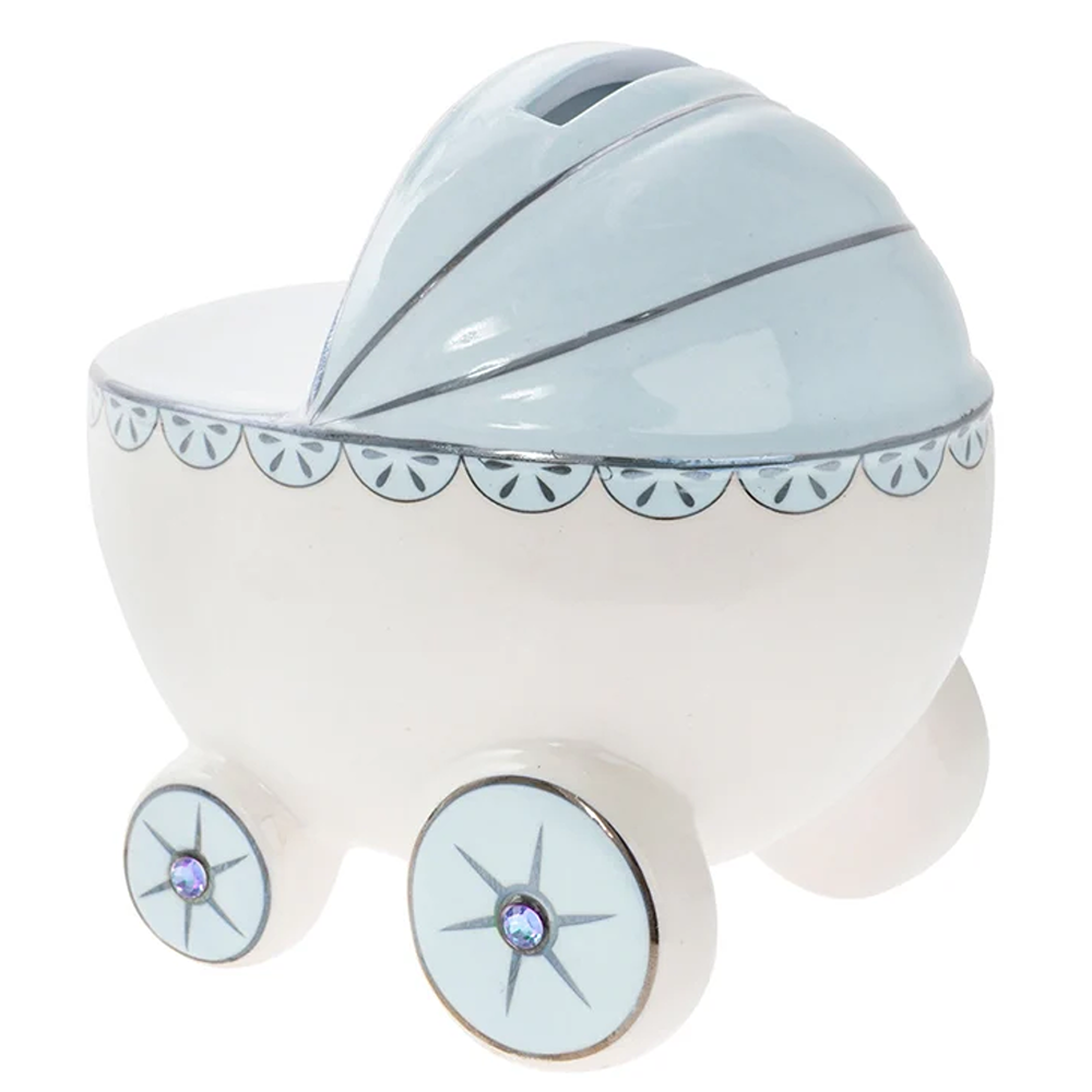 Lesser & Pavey - Blue Pram Money Bank - LP42940