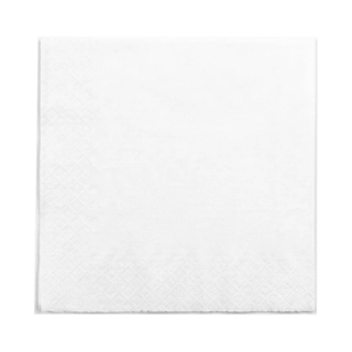 Unque - Solid White Luncheon Napkins - 20ct - 91392