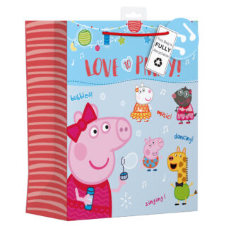 Design Group - Peppa Pig Gift Bag - Large - YANLB39L