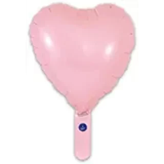 Oaktree 9inch Matte Pink Heart (Flat) - 602571UP