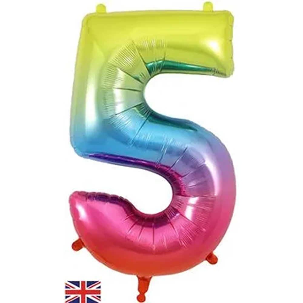 Oaktree 34" Number 5 Rainbow*