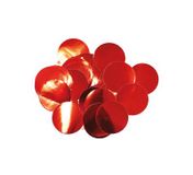 Oaktree Metallic Foil Confetti 10mm x 50g Red