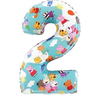 Grabo 26″ – Peppa Pig Number 2 Shape pkt – L252