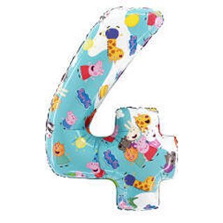 Grabo 26″ – Peppa Pig Number 4 Shape pkt – L254