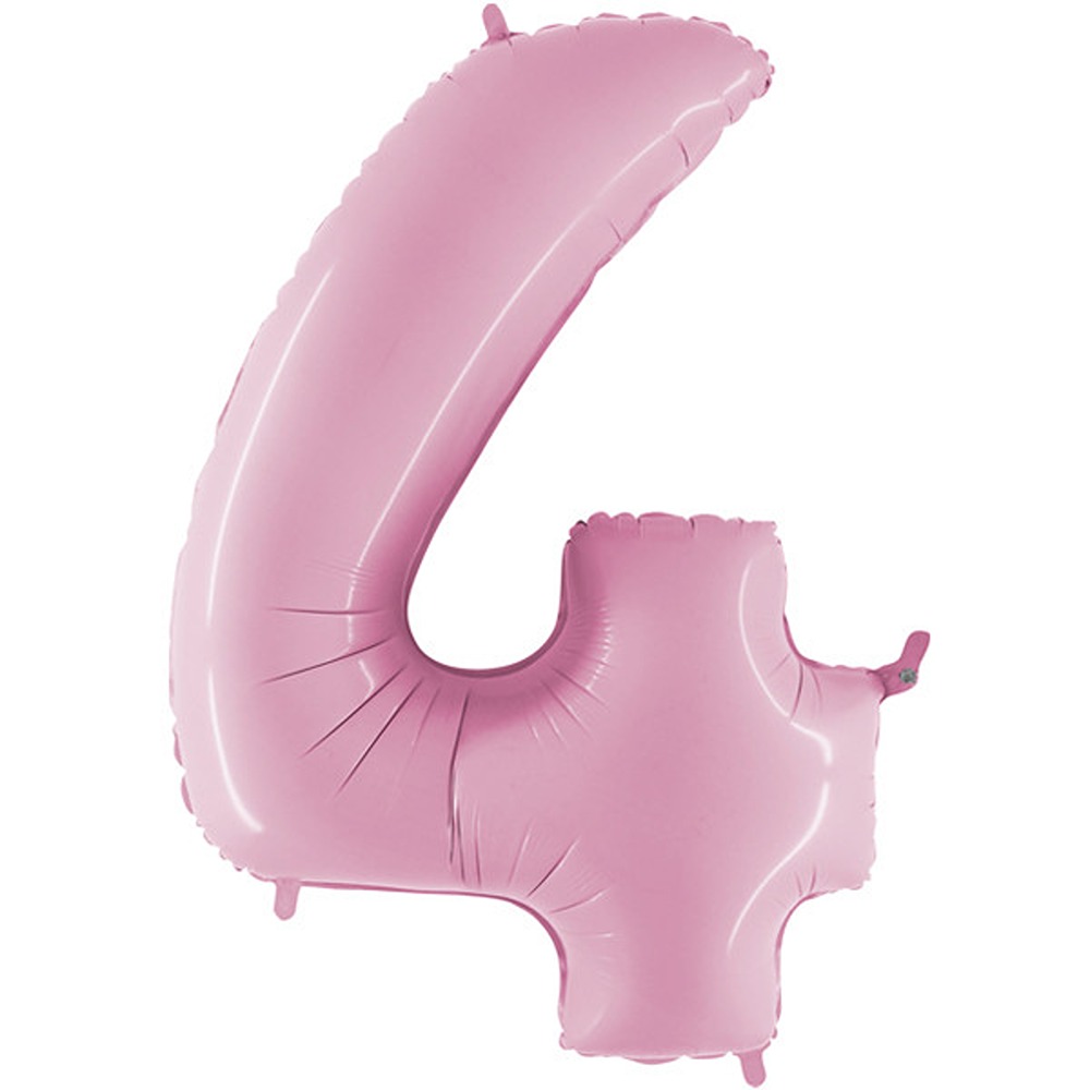 Grabo 40" Pastel Pink Number 4 Pkt - 074PP-P