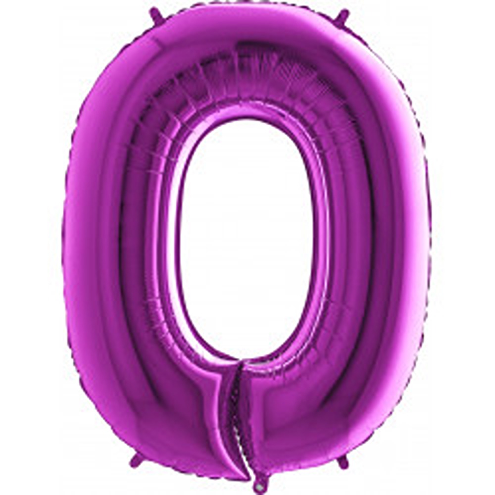 Grabo 40" Purple Number 0 Pkt - 050P-P