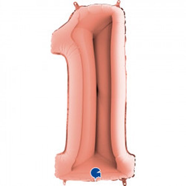 Grabo 40" Rose Gold Number 1 Pkt - 231RG-P