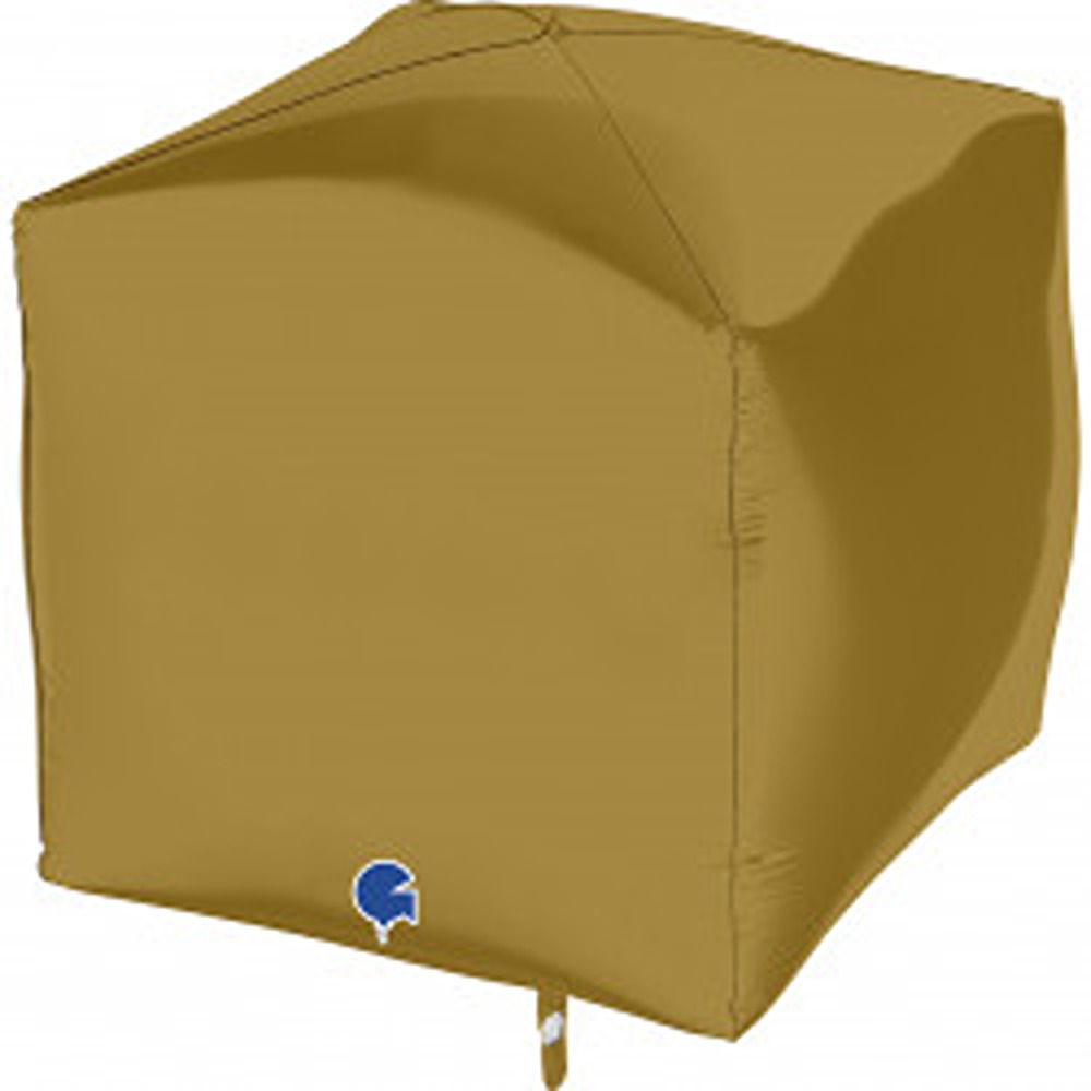 Grabo 15" 4D Satin Gold Square Pkt - 743S00G-P*
