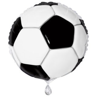 3D Soccer / FOOTBALL Round Foil Balloon 18