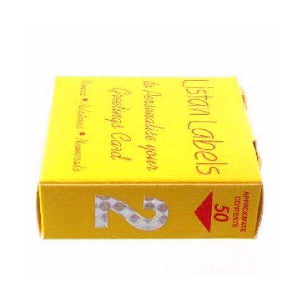 SILVER NO.2 LISTAN LABELS 50S -105216