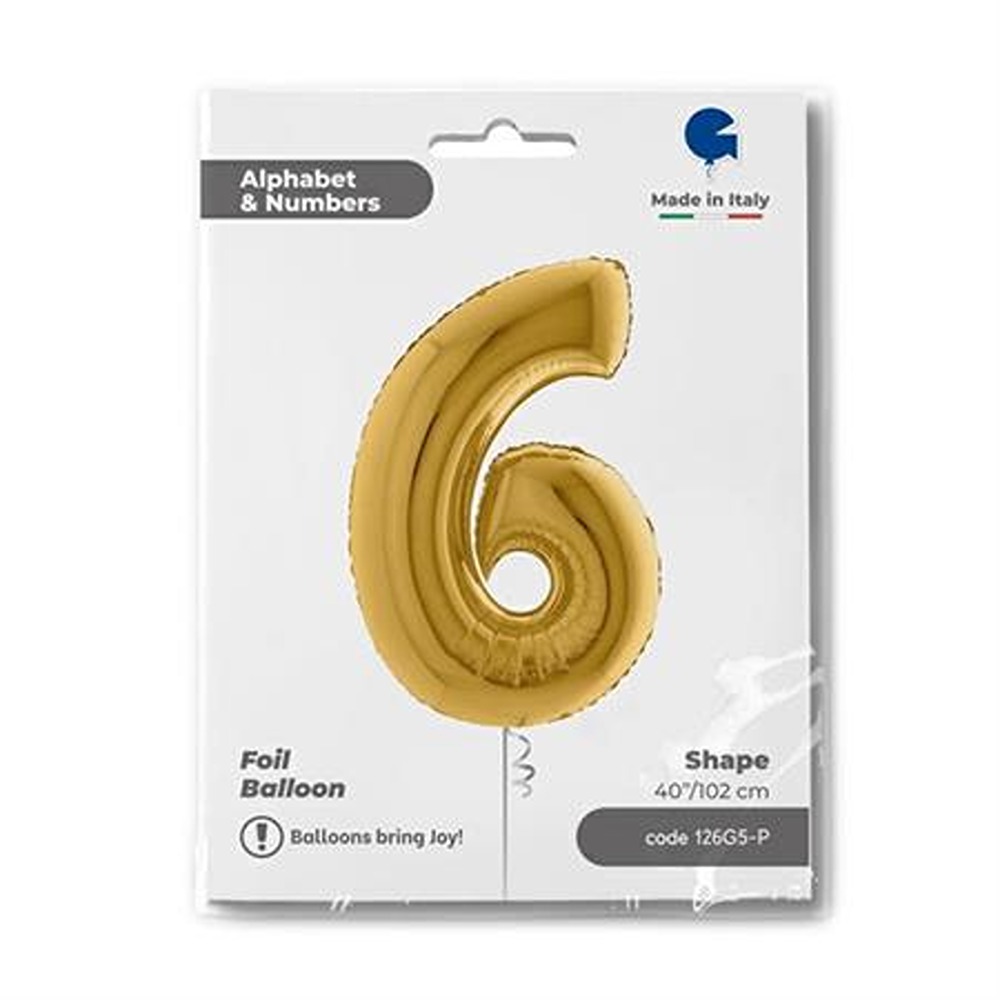 GRABO NUMBER 6 GOLD5 40" SINGLE PACK 126G5