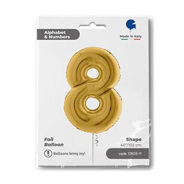 GRABO NUMBER 8 GOLD5 40" SINGLE PACK 128G5