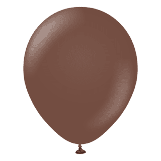 Kalisan Latex  - 12" Standard Chocolate Brown - 100CT - 11223451