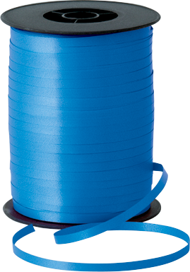 Qualatex - Sapphire Blue Curling Ribbon - 5mm X 500mm - 25907