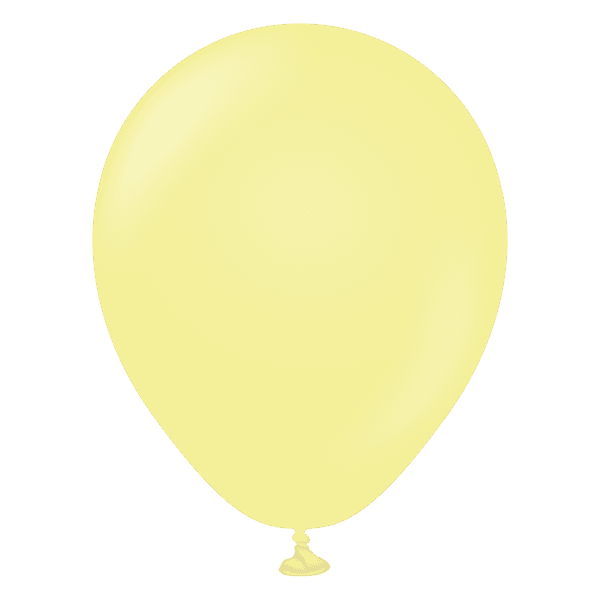 Kalisan Latex  - 5" Macaron Yellow - 100CT - 10530051