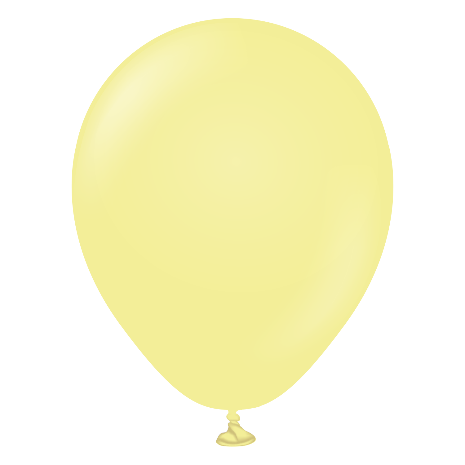 Kalisan Latex - 5" Macaron Yellow - 100CT - 10530051