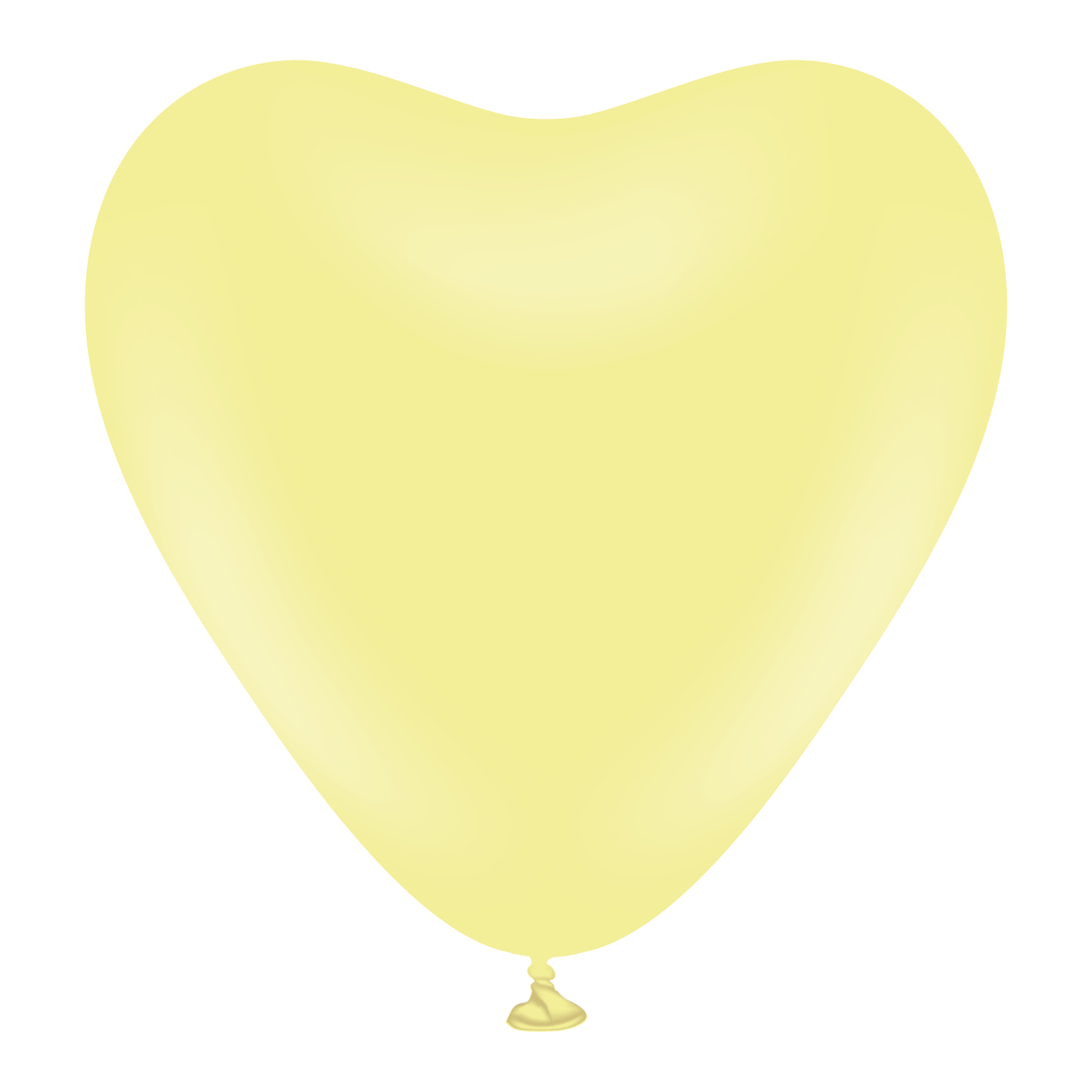 Heart 12" Macaron Yellow - 25CT