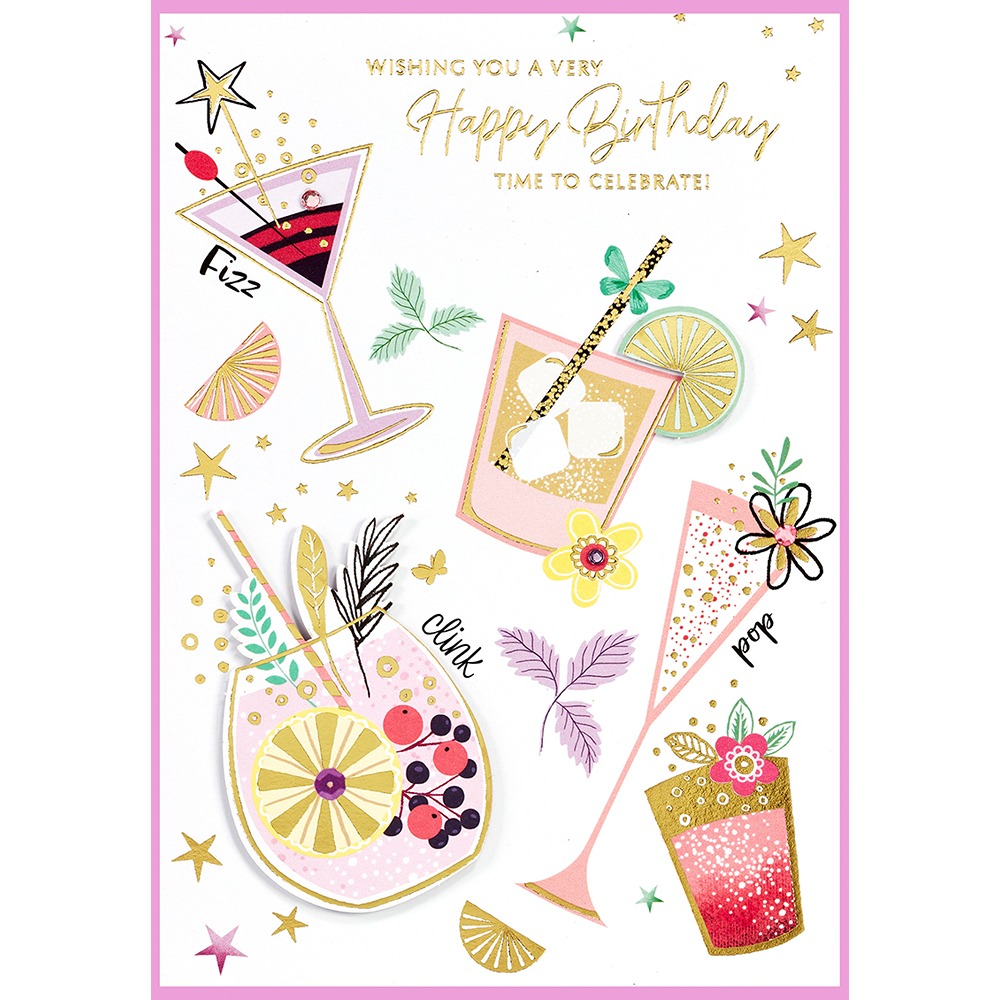 Isabel's Garden - Birthday - TRAD FEMALE C50 - 6 Pack - 31560BIRTHDAY