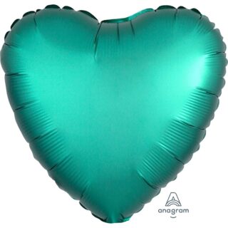 Anagram Jade Heart Satin Luxe Standard HX Unpackaged Foil Balloons S15 - 3679902