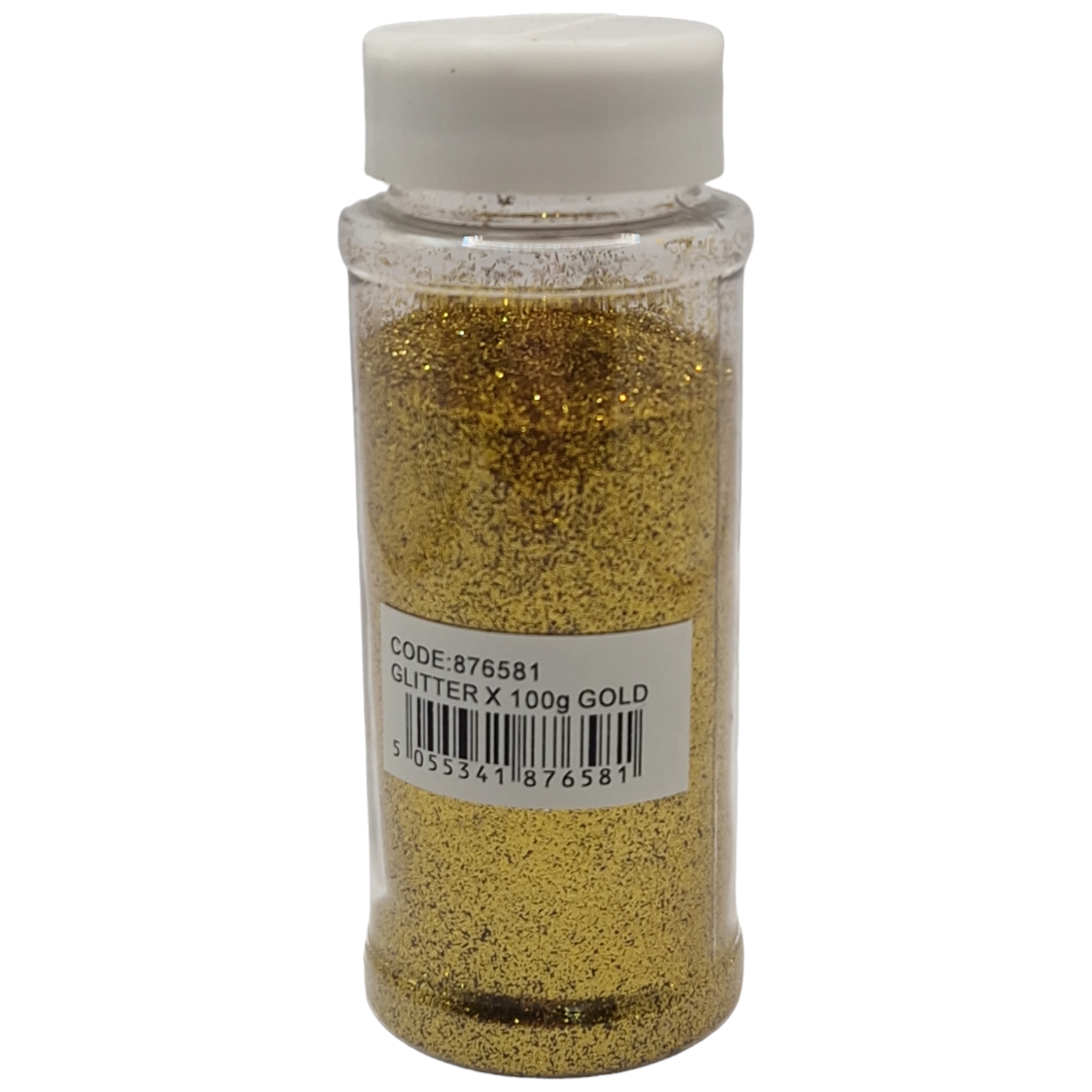 GLITTER IN PLASTIC TUB X 100g GOLD