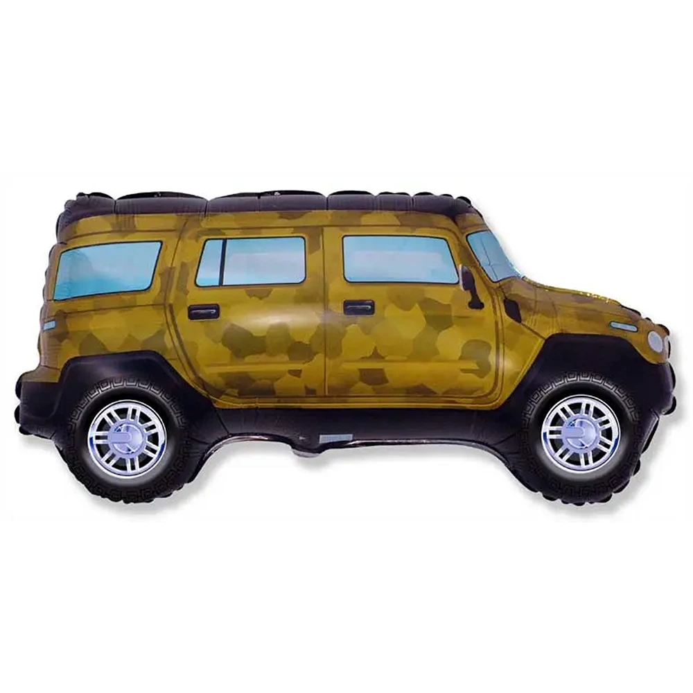Camo Military 4 Wheel Truck Shape Balloon - 901673