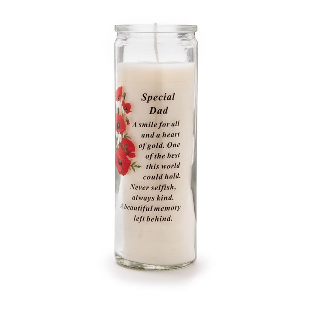 David Fischhoff - Special Dad Glass Candle 6.3 x 18cm - DF15807-D