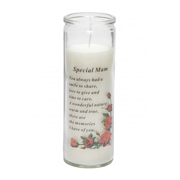 David Fischhoff - Special Mam Glass Candle 6.3 x 18cm - DF15807-X