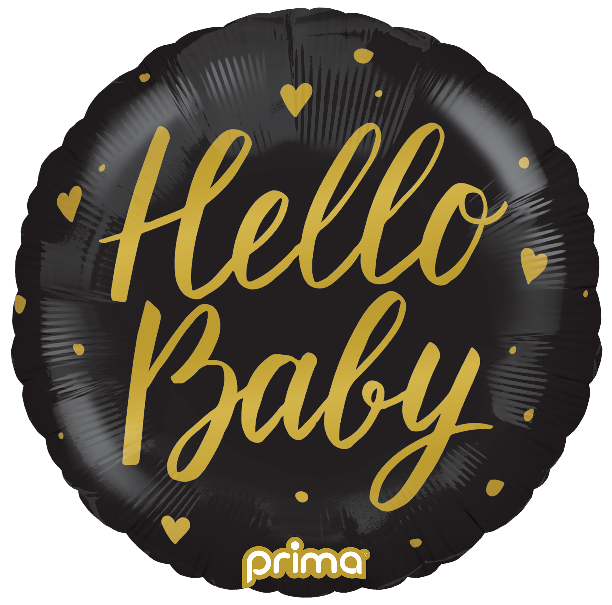 Prima - 18” Round Hello Baby Black - PF-HBBK-18-50-1*