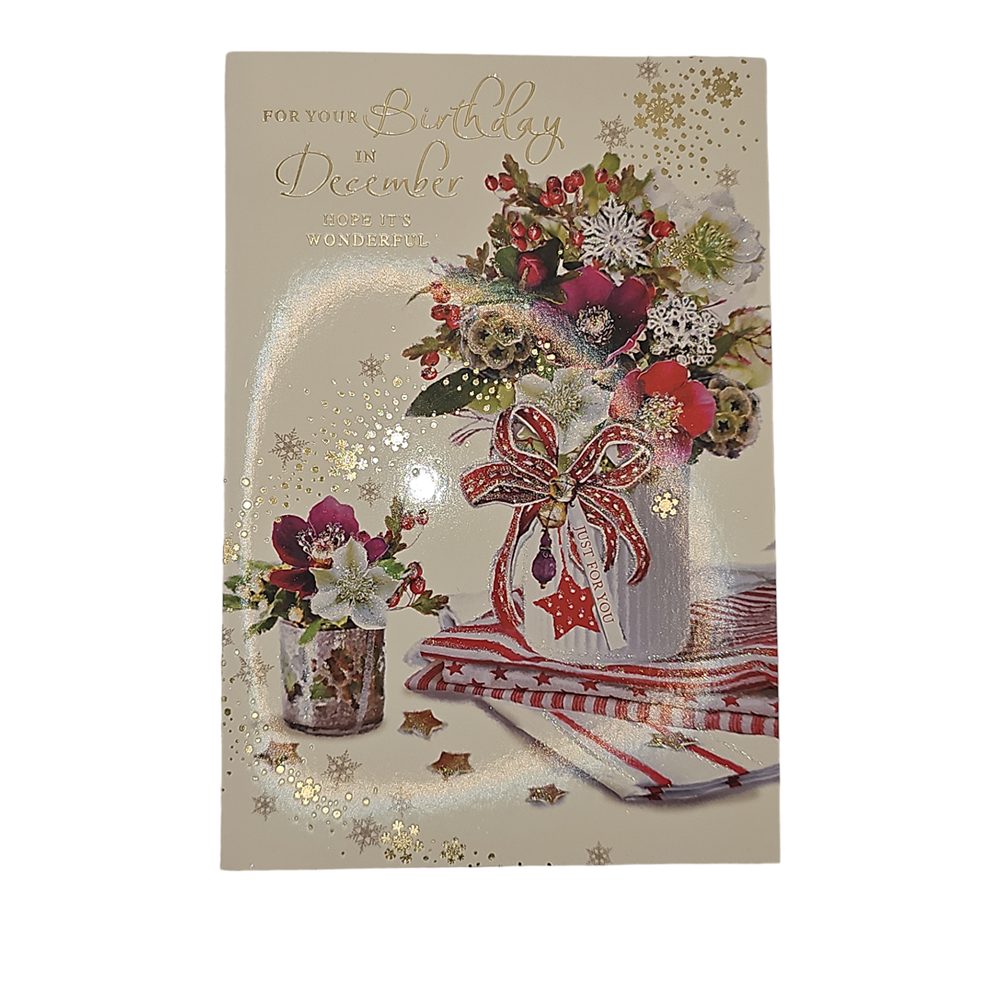 Simon Elvin - December B'Day - G -12pk - 2 Designs - XSE26503