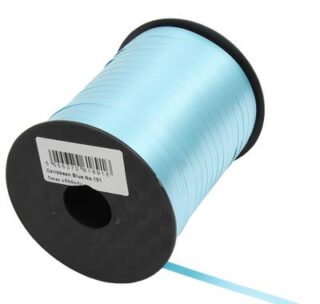 Eleganza Poly Curling Ribbon 5mm x500yds No.101 Caribbean Blue
