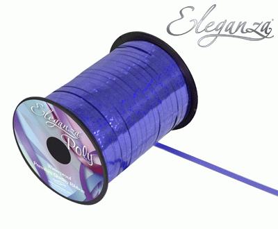 Eleganza Poly Curling Ribbon Holographic 5mm x250yds Royal Blue