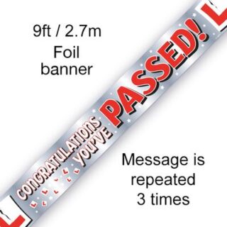 9ft Banner You've Passed