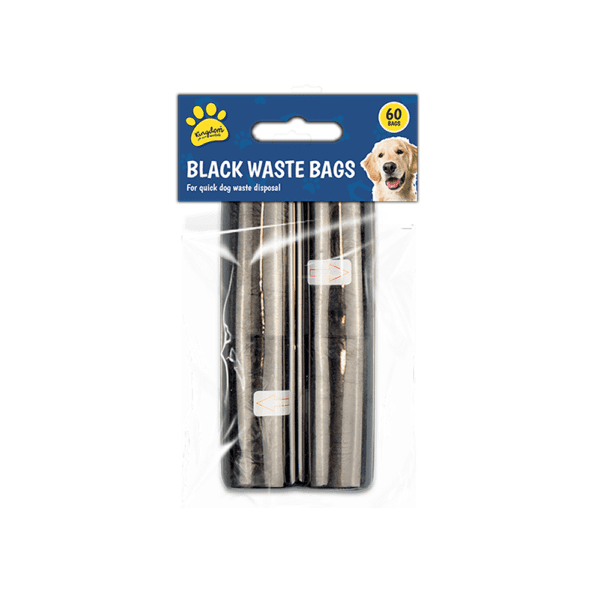 Black Dog Poo Bags 60pk - PET6447