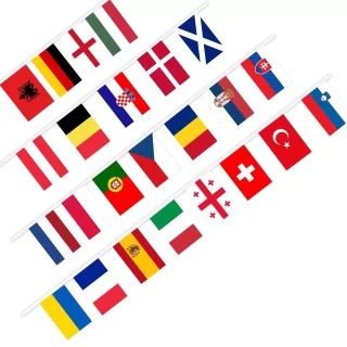 2024 European Football Championship Bunting Flags -112170