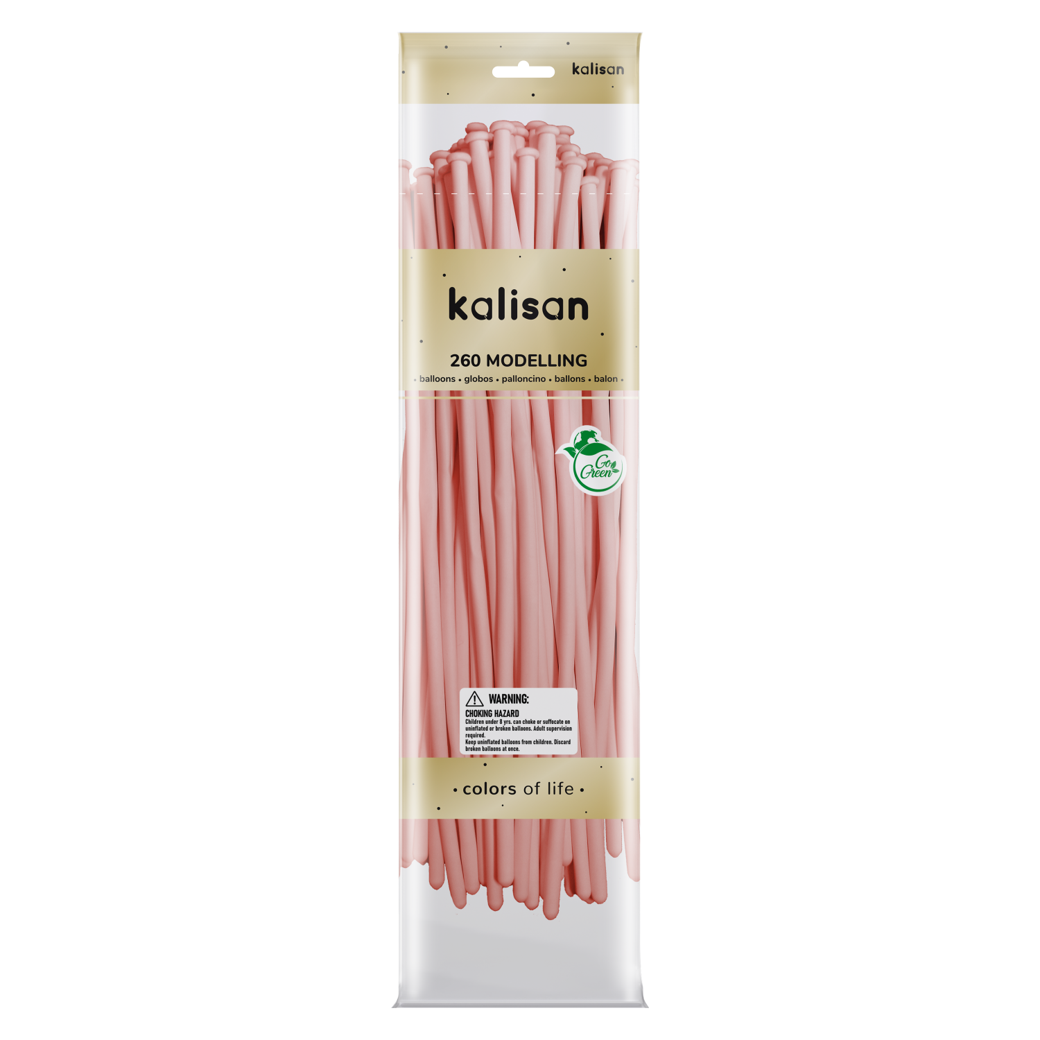 Kalisan Latex 260M Macaron Pink - 50CT Nozzle Up - 50CT - 10230025