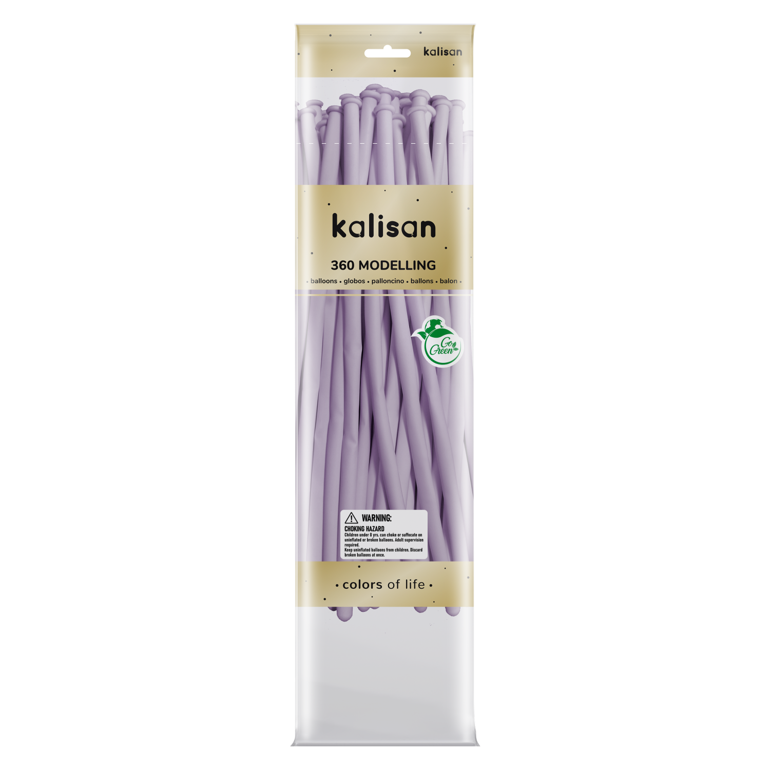 Kalisan Latex 360M Macaron Lilac - 50CT Nozzle Up - 50CT - 10330035