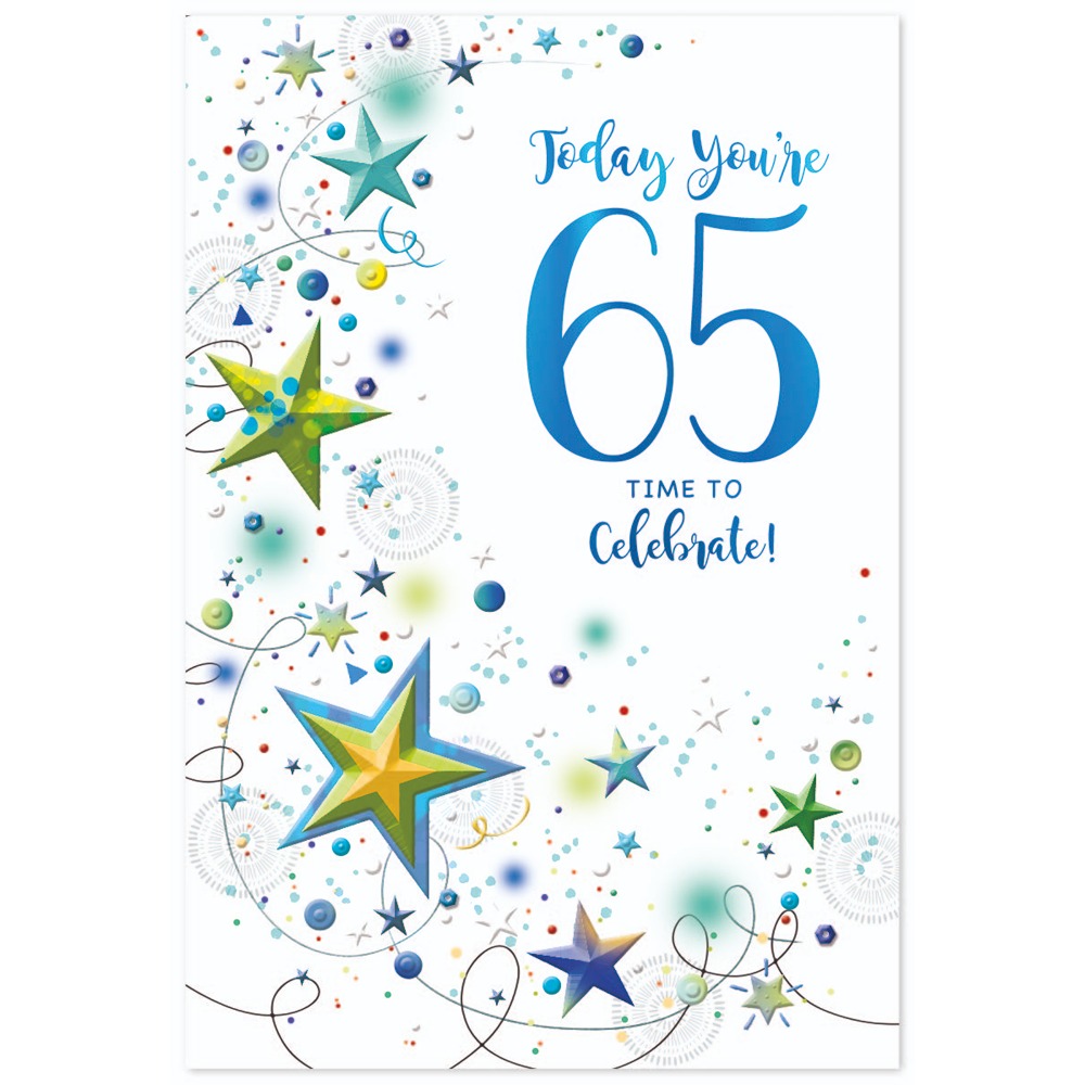 Simon Elvin - 65th Birthday - MILESTONE MALE C50 - 3153065TH*