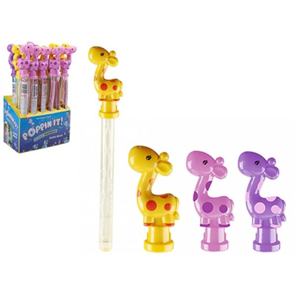 GIRAFFE BUBBLE WANDS 14"  - 319128