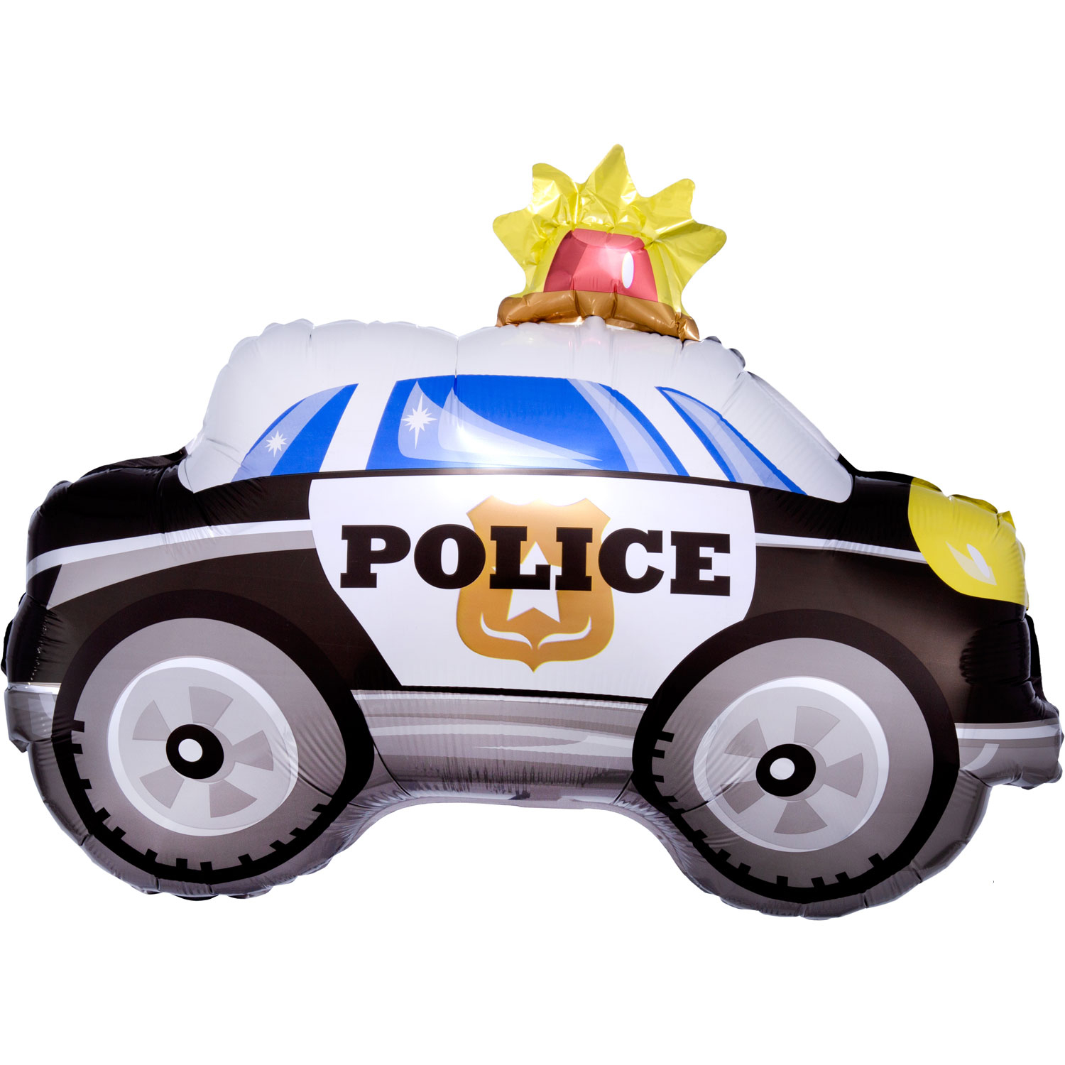 Anagram On the Road Police Car Standard Shape Standard Foil Balloons S40