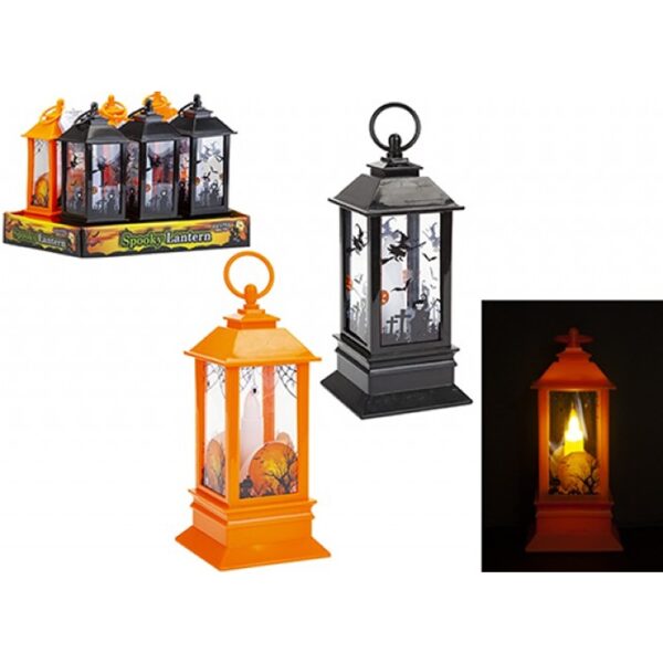 - LIGHT UP HALLOWEEN LANTERN - - 976167 *
