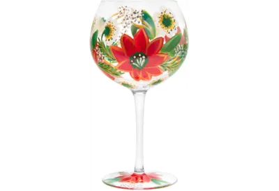 Xmas Hand Painted Gin Glass - LP52420*