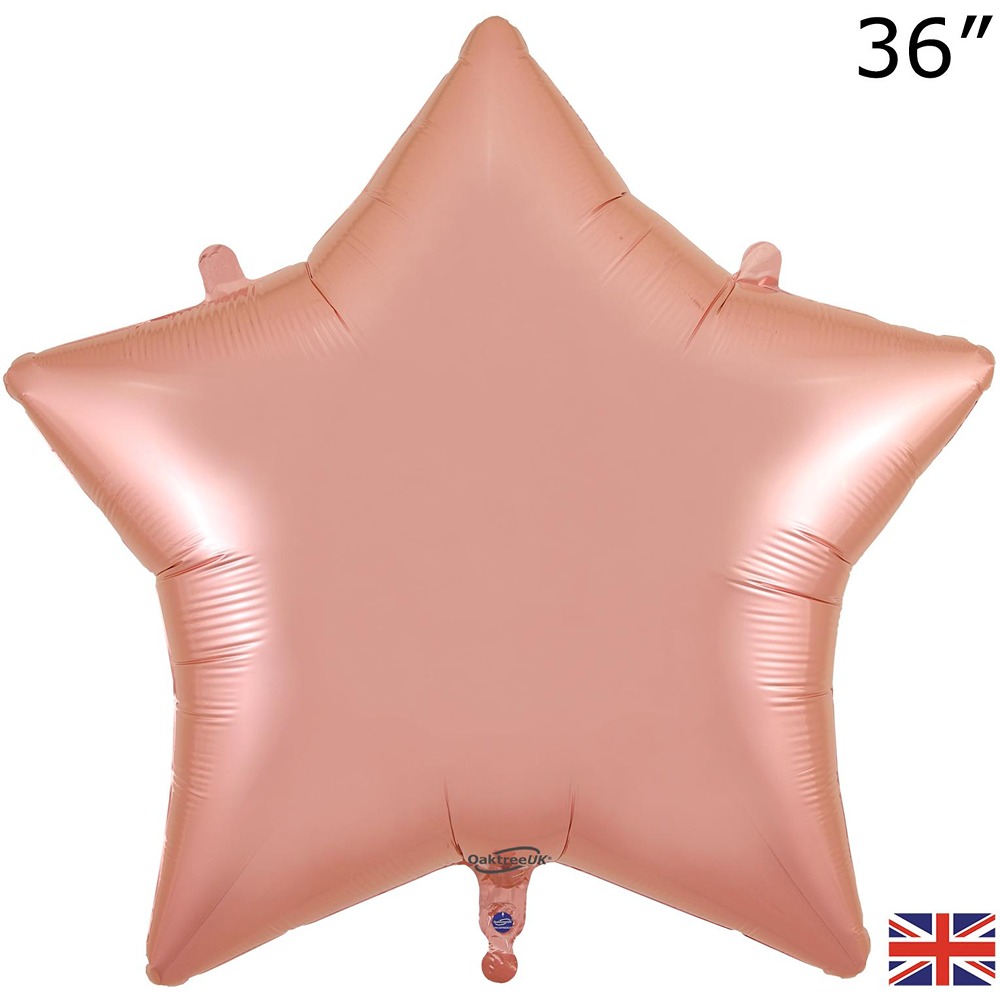 Oaktree - Rose Gold Star Packaged - 36" - 608092