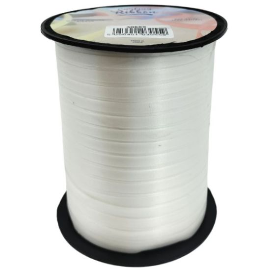 CURLING RIBBON 5mm X 500 YARDS WHITE - 030559