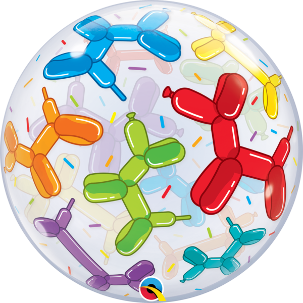 22"  SINGLE BUBBLE        01CT - BALLOON DOGS