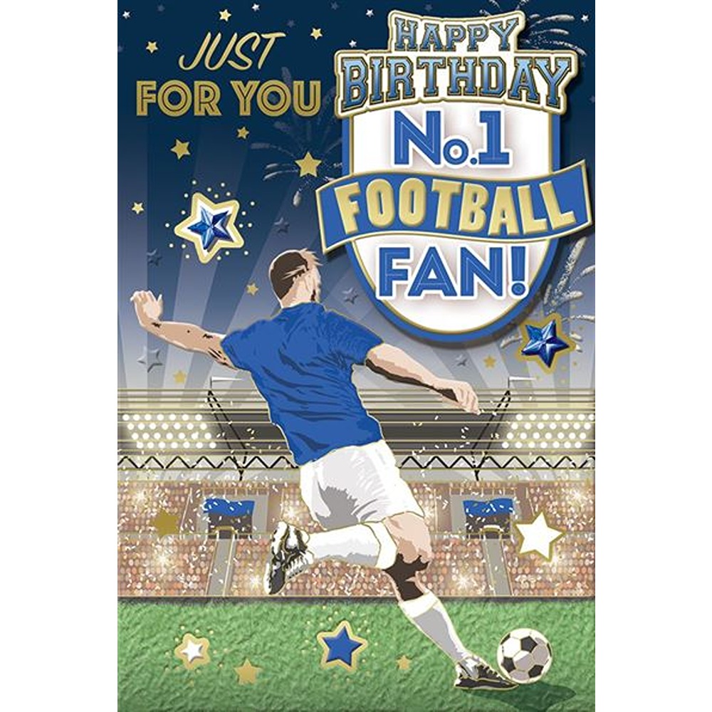 Sensations - Happy Bday - BLUE AND WHITE - C75 _6Pkt -FG7511A/03