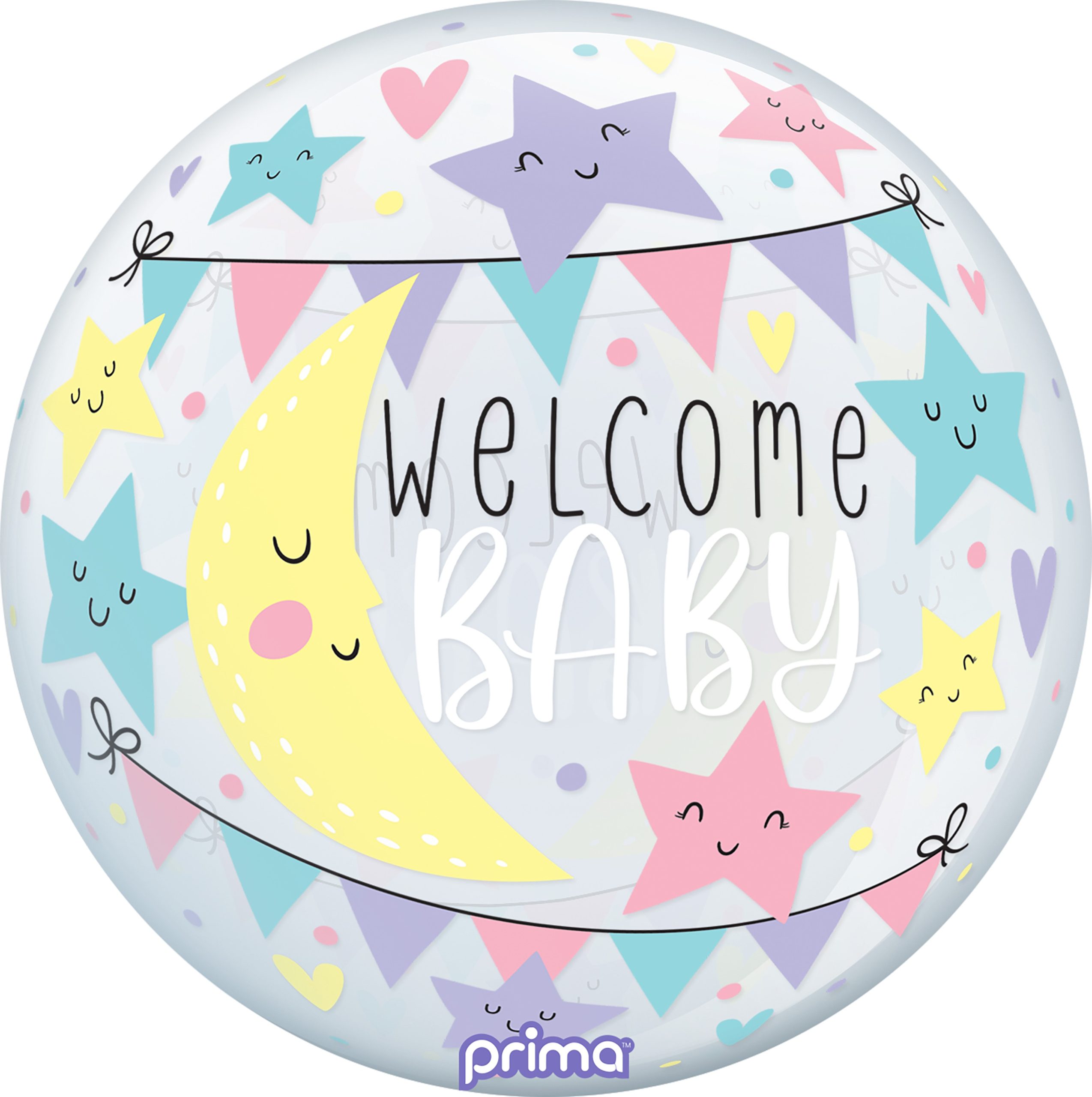 Prima - 20” Moon & Stars Baby Sphere - PS-MSBY-22-50-1