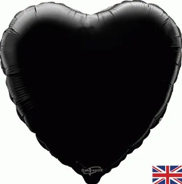 Oaktree 18" Black Heart (Flat) - 10013H