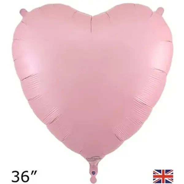 Oaktree - 36inch Matte Pink Heart Packaged - 608177